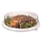 Eco-Products 9 in. x 1.5 in. 100 Percent Recycled Content Round Plastic Plate Lids - Clear (300/Carton)